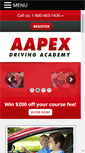 Mobile Screenshot of aapexdriving.com